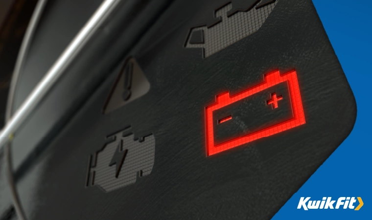 battery dashboard warning light